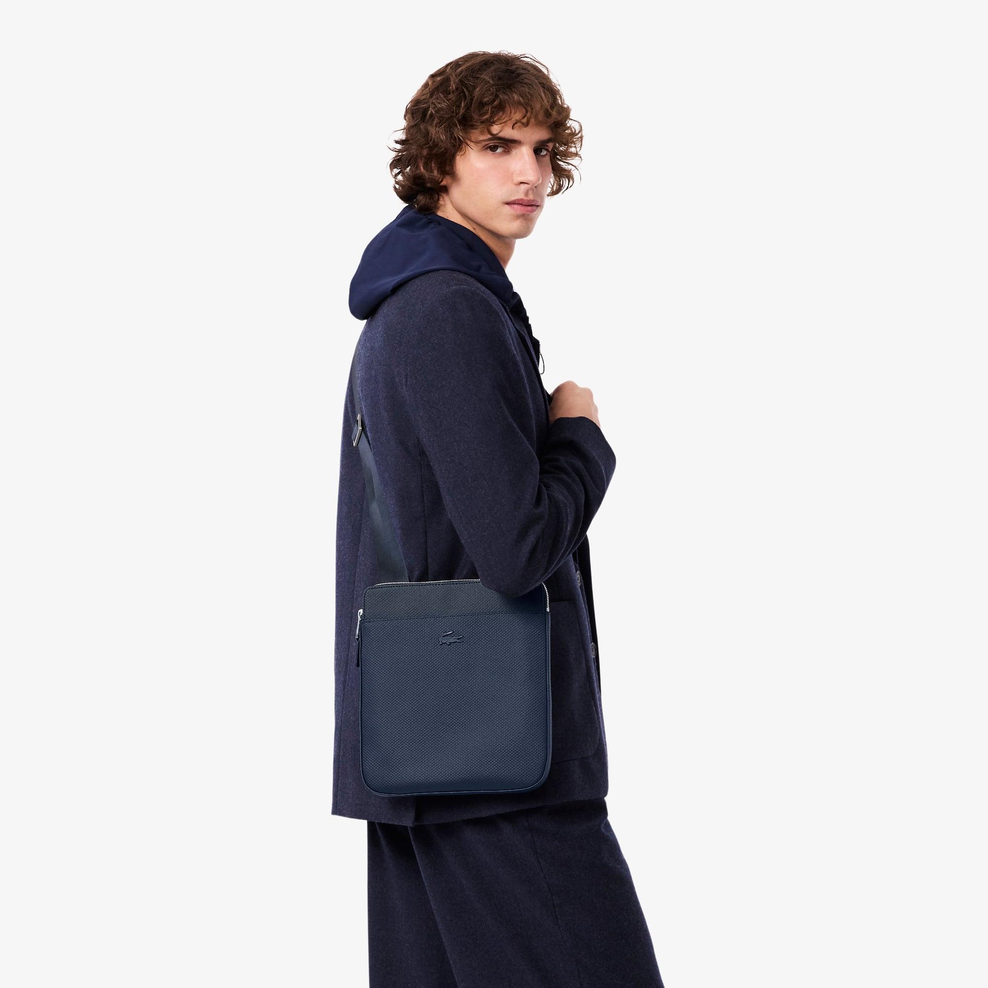 Chantaco Leather Shoulder Bag by LACOSTE