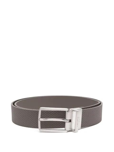 Chantaco reversible leather belt by LACOSTE