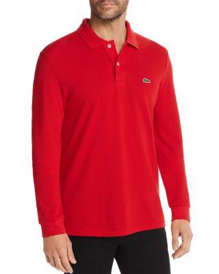 Classic Fit Long-Sleeve Piqu&eacute; Polo Shirt by LACOSTE