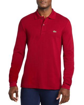 Classic Fit Long-Sleeve Piqu&eacute; Polo Shirt by LACOSTE