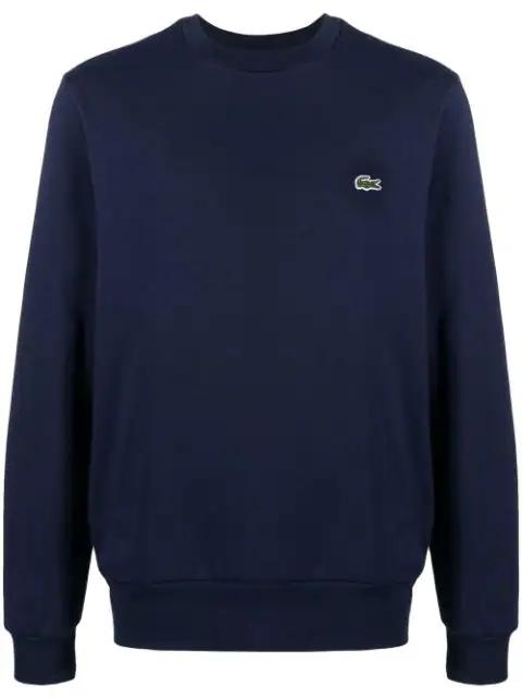 Classic logo-patch cotton sweatshirt by LACOSTE