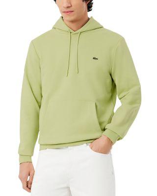 Cotton Fleece Hoodie by LACOSTE