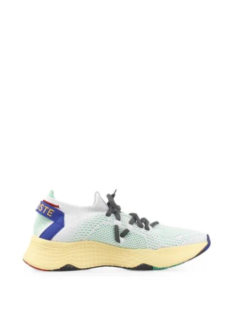 Court-Drive Knit lace-up sneakers by LACOSTE