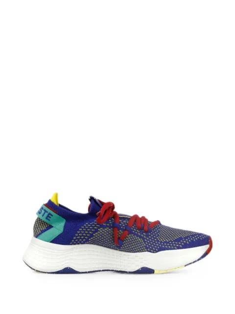Court-Drive Knit lace-up sneakers by LACOSTE