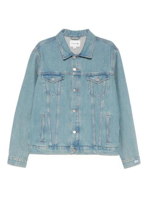 Crocodile denim jacket by LACOSTE