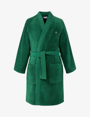 Defile cotton bathrobe by LACOSTE
