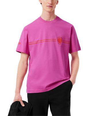 Embroidered Jersey Tee by LACOSTE