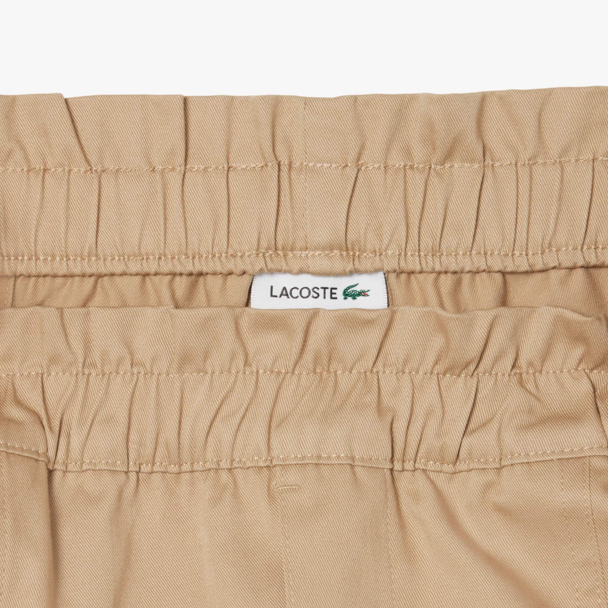 Girls' Cotton Twill Cargo Pants by LACOSTE Girls' Cotton Twill Cargo Pants by LACOSTE