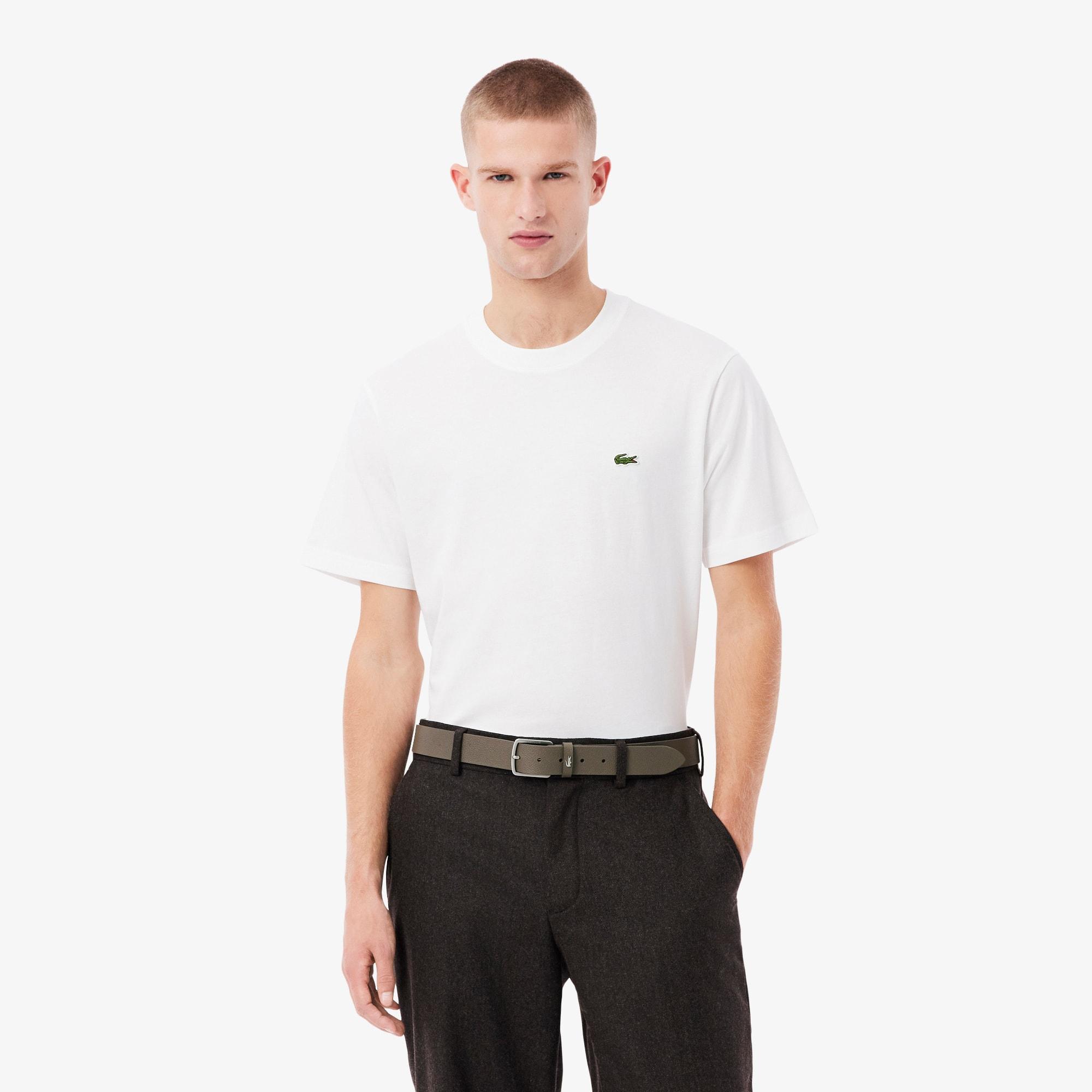 Grained Leather Belt by LACOSTE