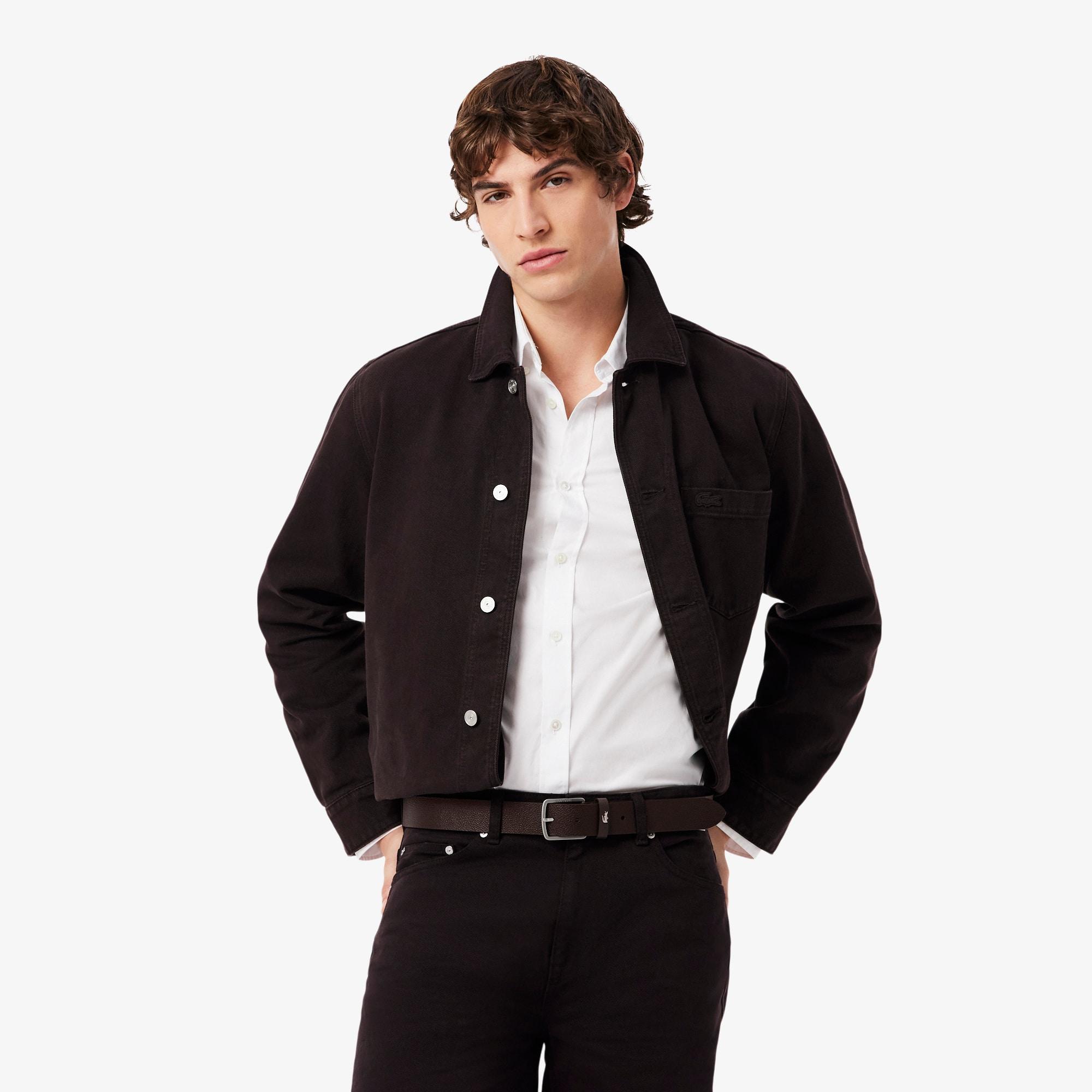 Grained Leather Belt by LACOSTE