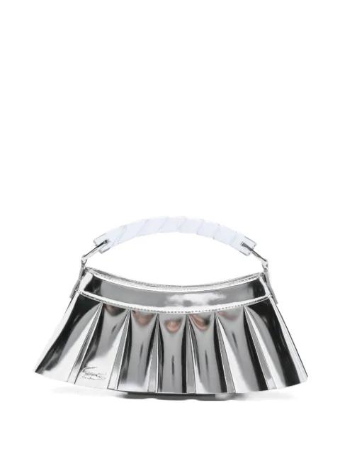 H Lenglen pleated tote bag by LACOSTE