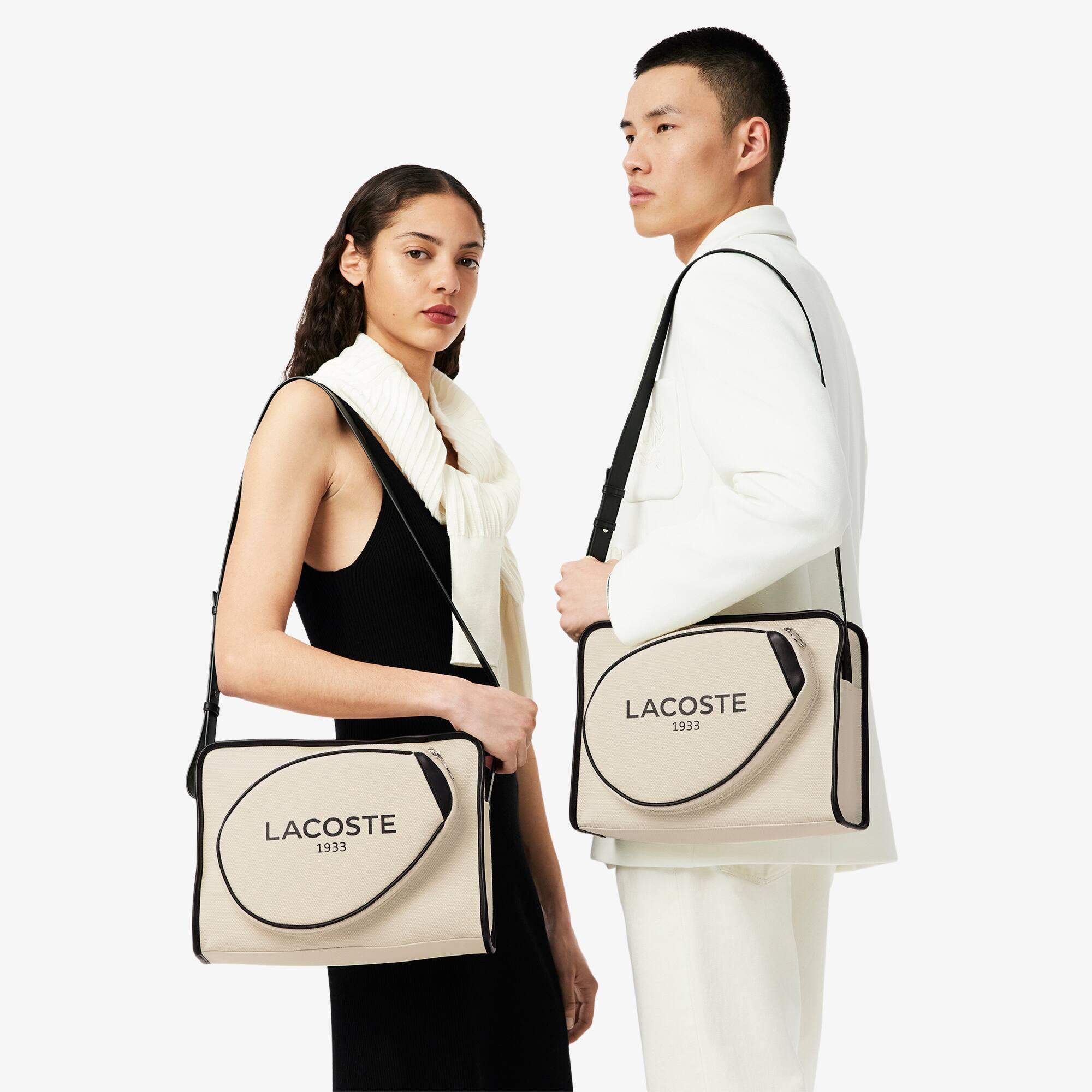 Heritage Canvas Shoulder Bag by LACOSTE