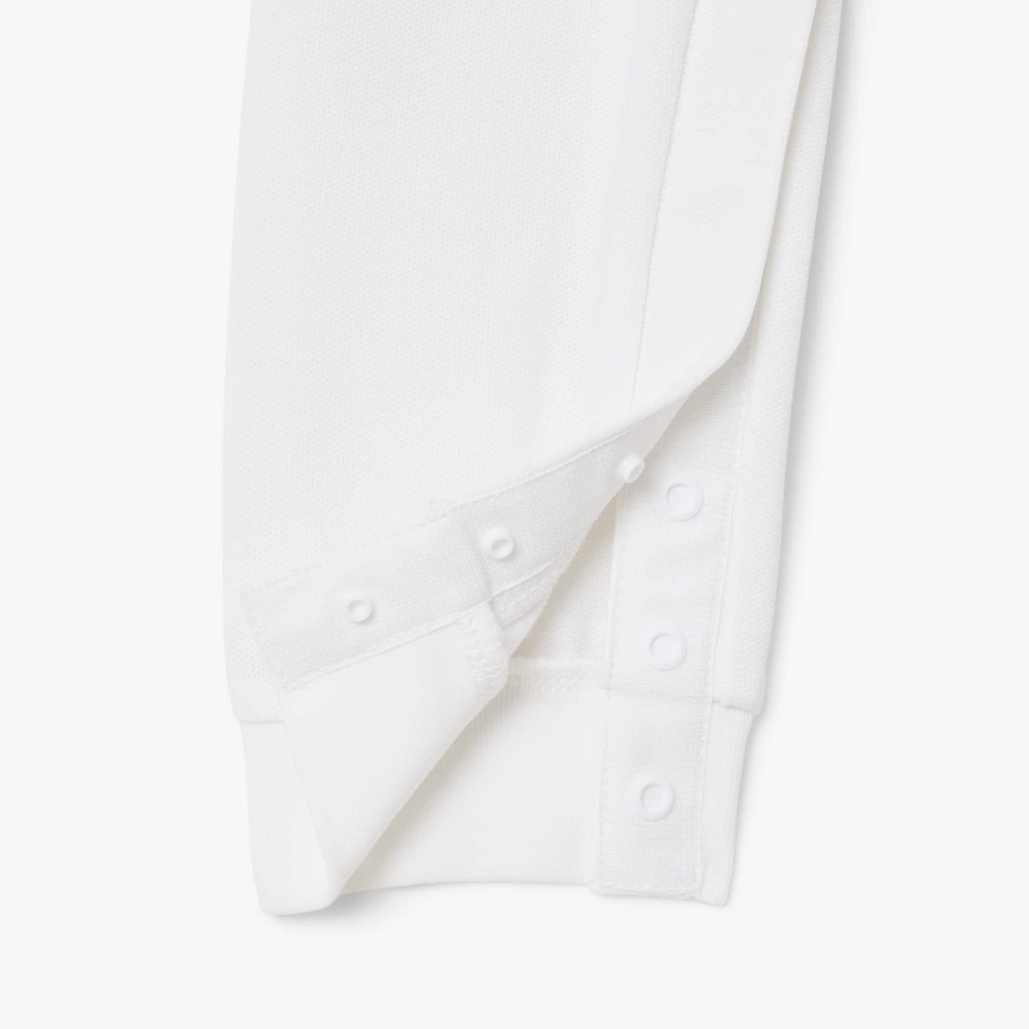 Infants’ Long Sleeve Piqué Onesie by LACOSTE