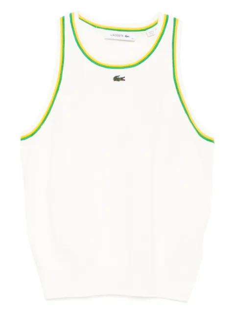 Jersey tank top by LACOSTE