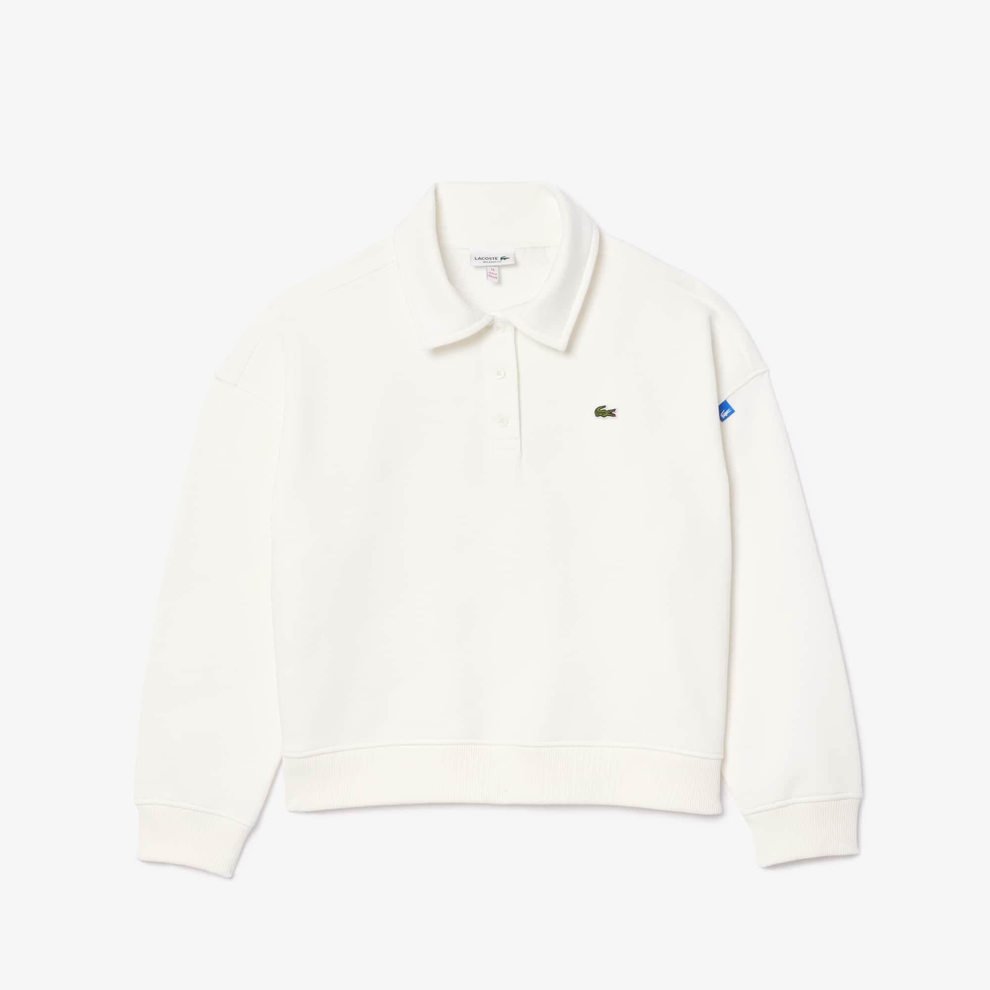 Kids' Fleece Polo Sweatshirt by LACOSTE