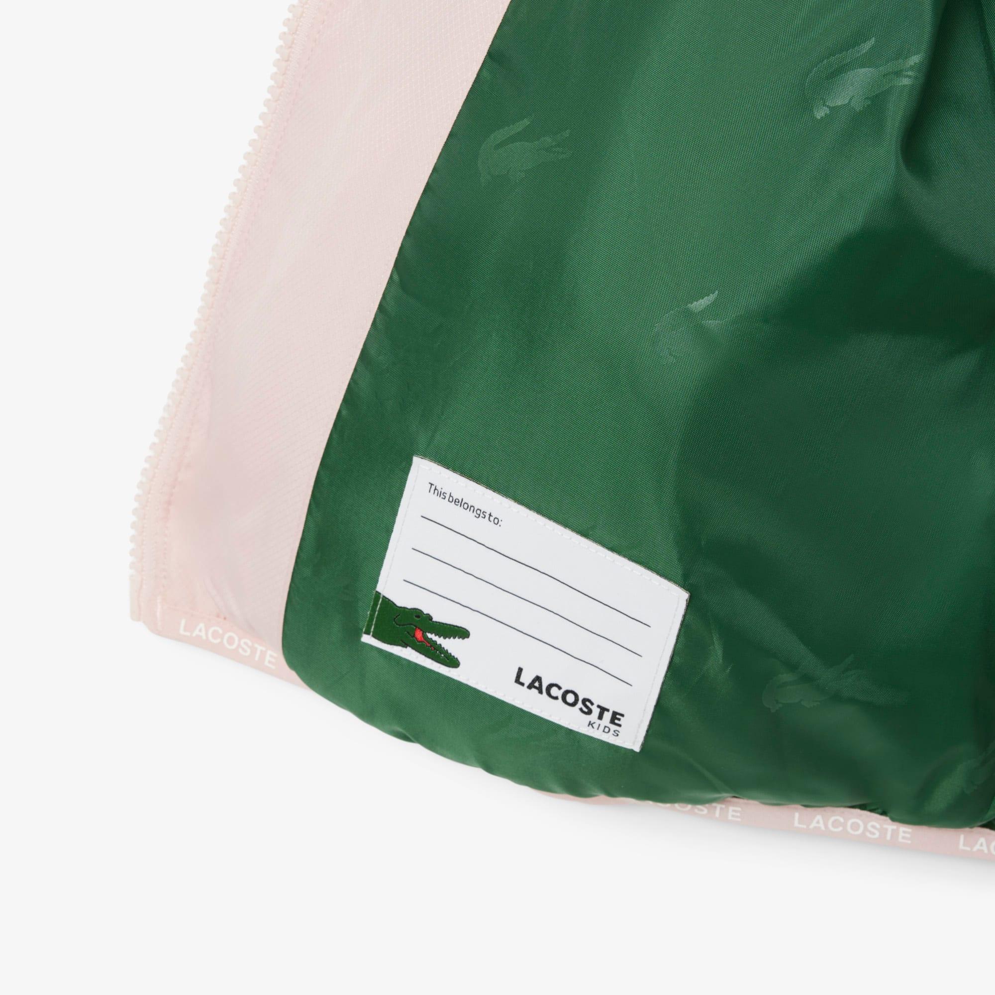 Kids' Hooded Diamond Puffer Jacket by LACOSTE