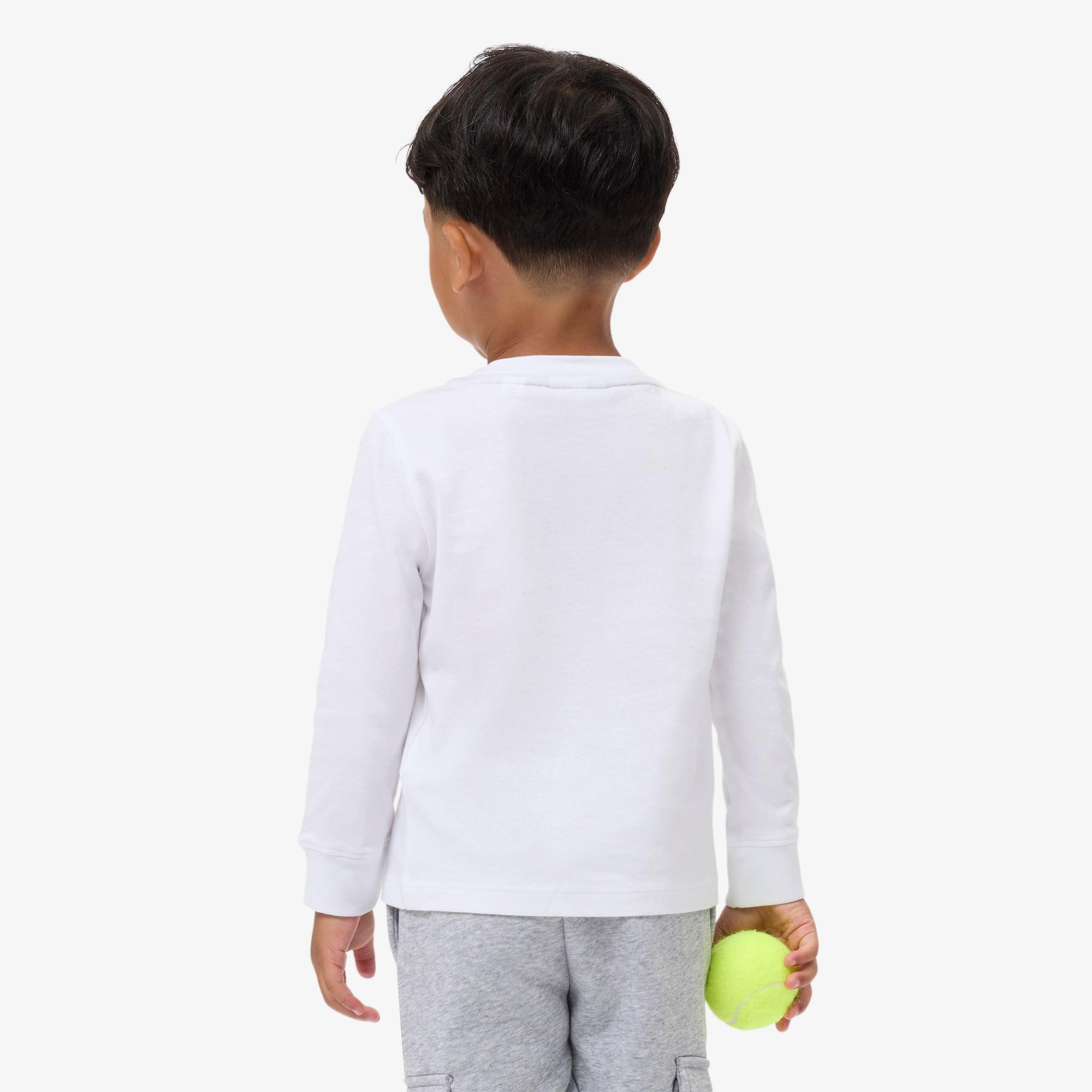 Kids' Long Sleeve Cotton T-Shirt by LACOSTE