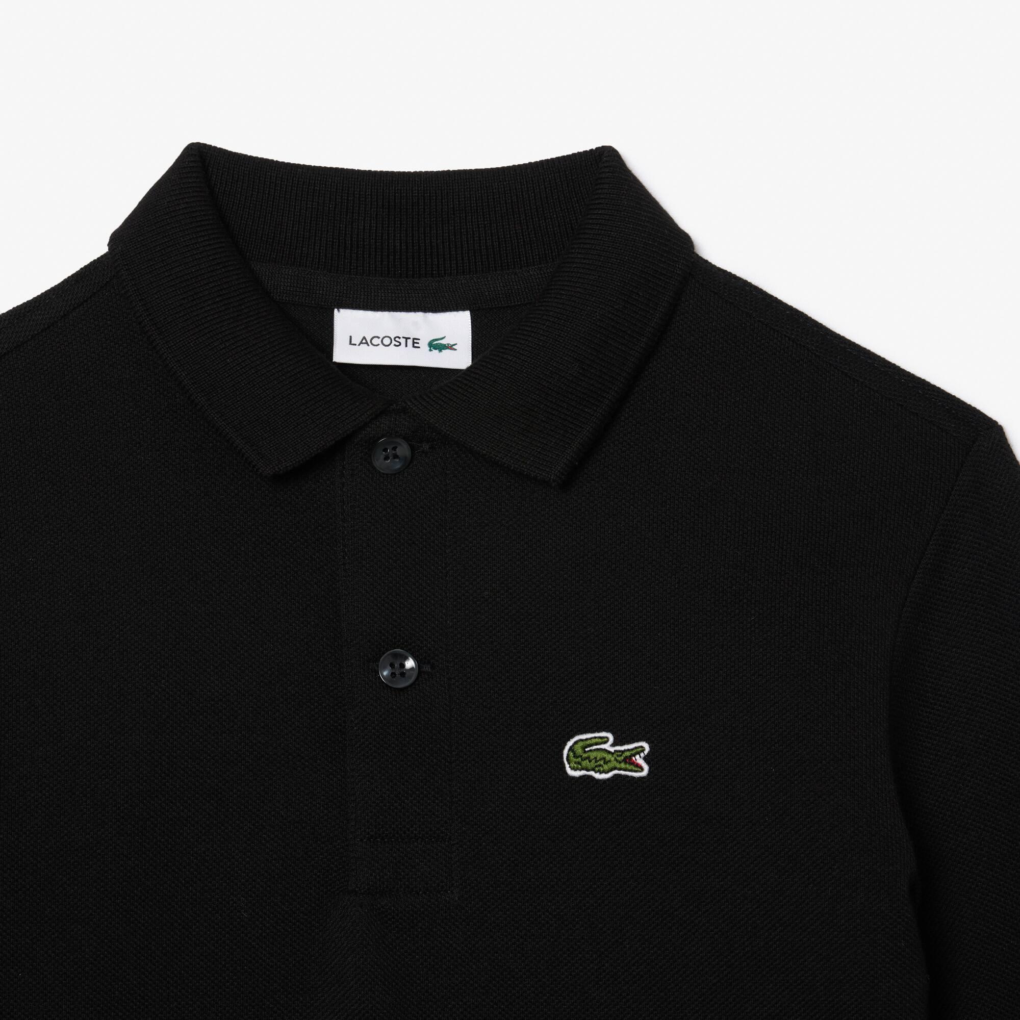 Kids' Long Sleeve Petit Piqué Polo by LACOSTE