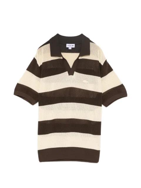 Knit Stripe Polo by LACOSTE