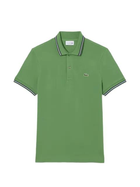 L.12.12 striped collar polo shirt by LACOSTE