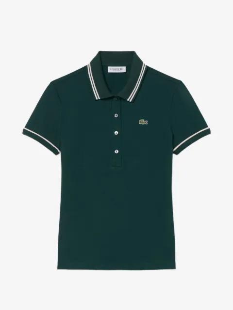 L. 12. D slim-fit trim-detail polo by LACOSTE
