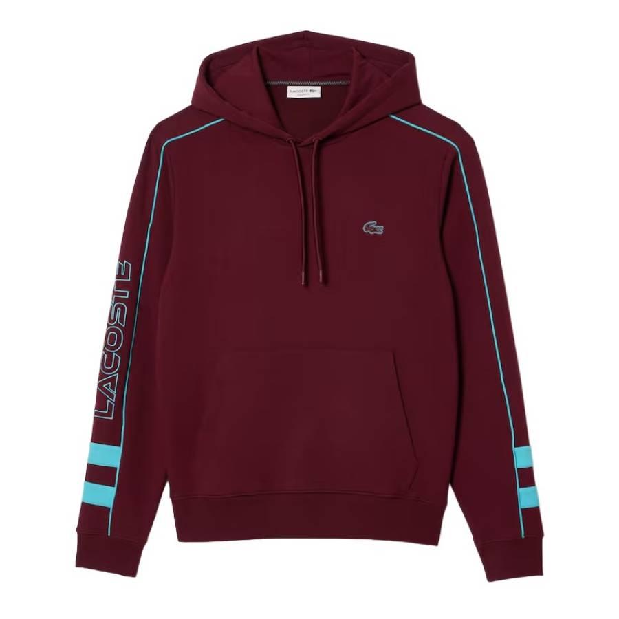 Lacoste Contrast Details Cotton Hoodie by LACOSTE