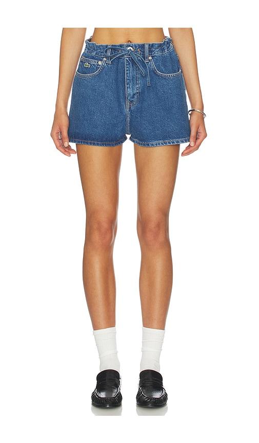 Lacoste Denim Shorts in Blue by LACOSTE