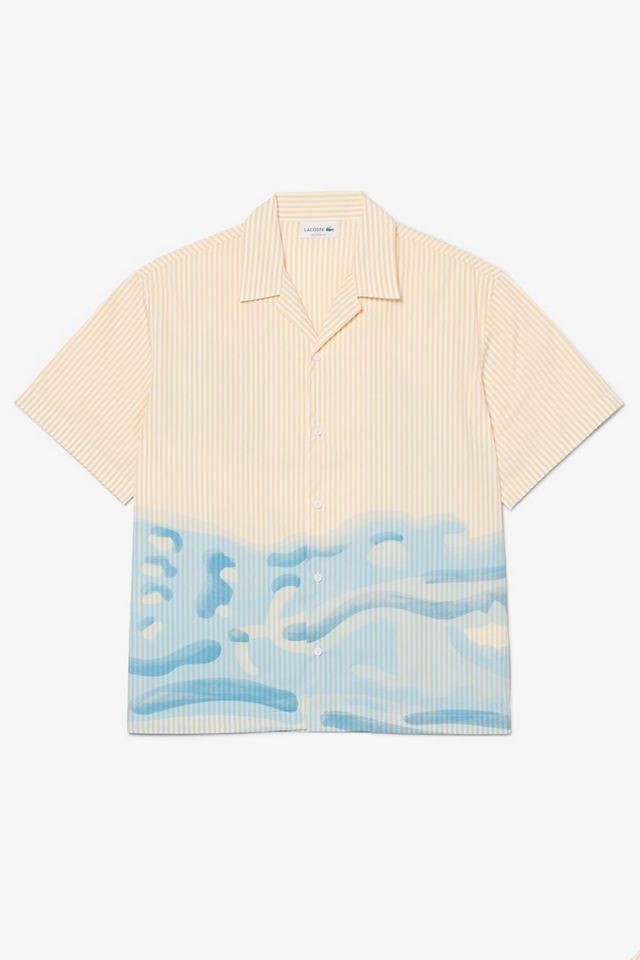 Lacoste Graphic Hawaii Fit Golf Shirt by LACOSTE