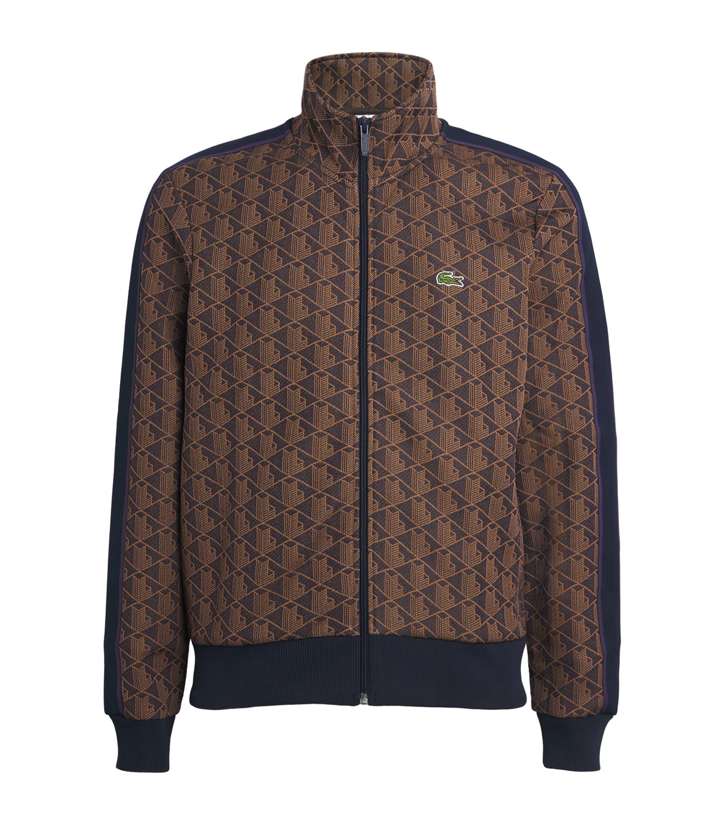 Lacoste Jacquard Logo Track Jacket by LACOSTE