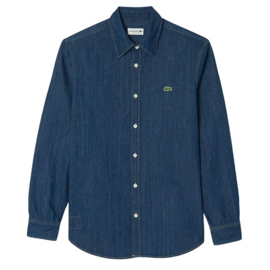 Lacoste Lightweight Denim Regular-Fit Shirt by LACOSTE