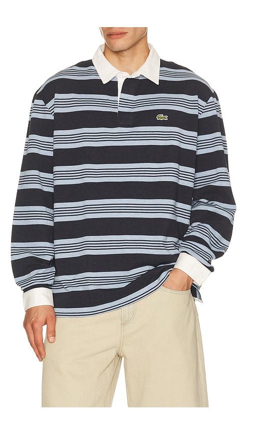 Lacoste Rugby Shirt in Navy by LACOSTE