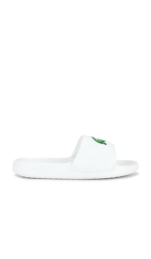 Lacoste Serve Slide in White by LACOSTE