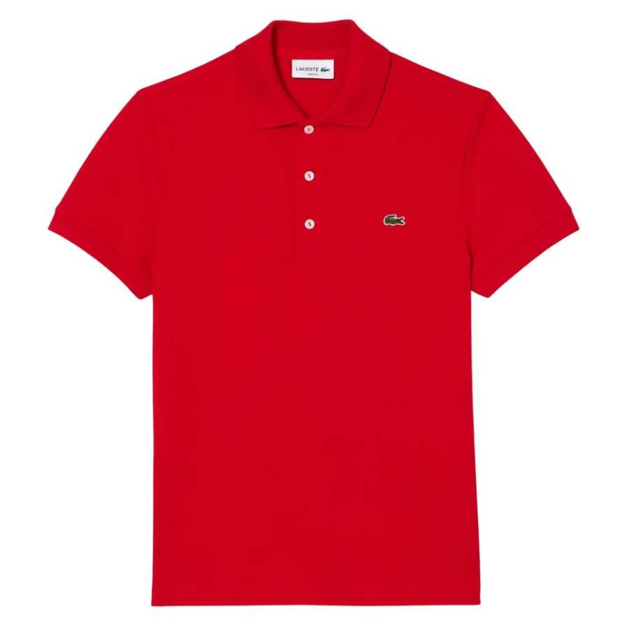 Lacoste Stretch Pique Short-Sleeve Slim Fit Polo Shirt by LACOSTE