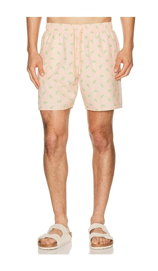 Lacoste Swim Short in Orange by LACOSTE