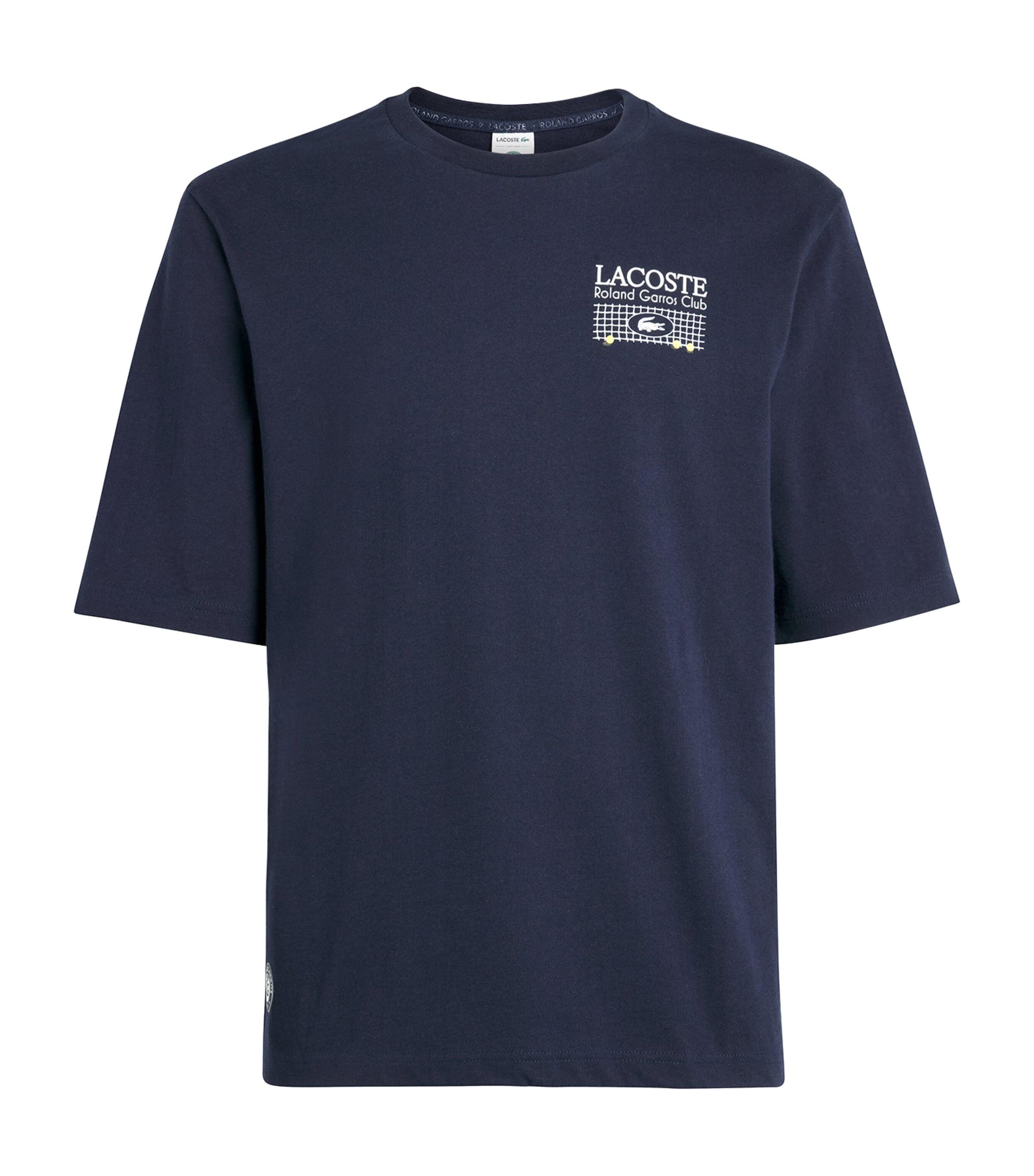 Lacoste x Roland-Garros Cotton Logo T-Shirt by LACOSTE