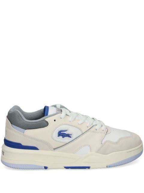 Lineshot logo-patch sneakers by LACOSTE