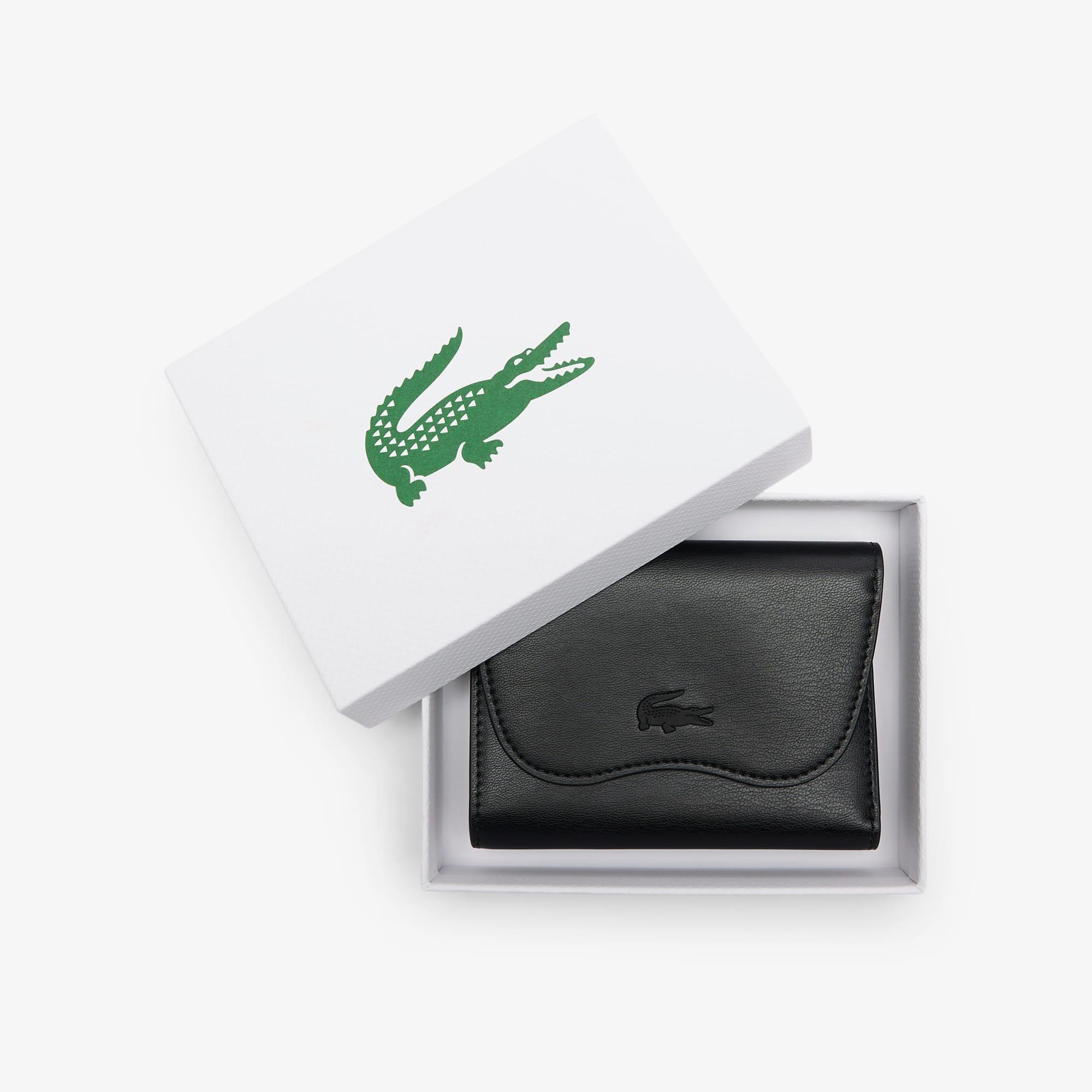 Lora Zipped Leather Billfold by LACOSTE