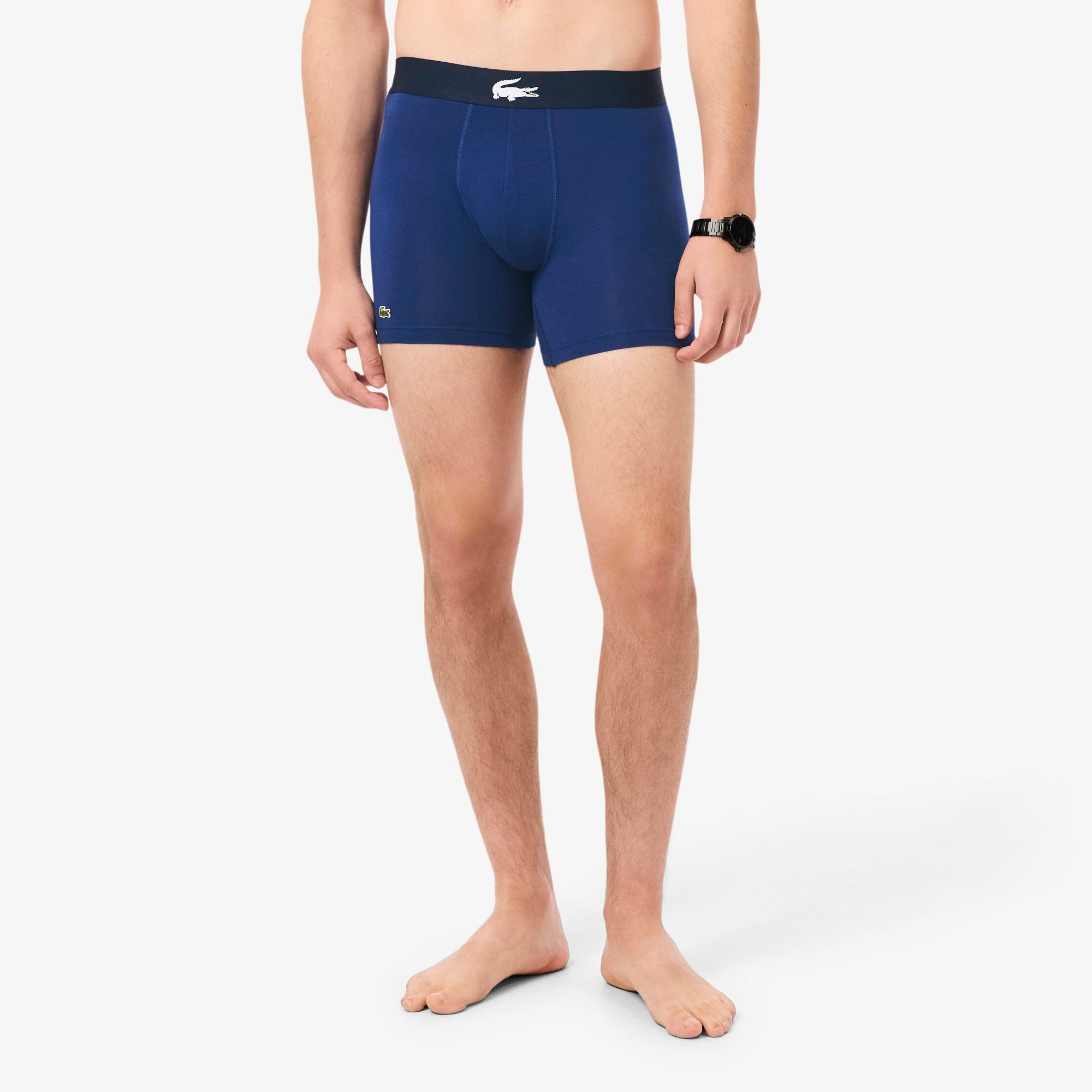 Men's 3-Pack Cotton Boxer Briefs by LACOSTE