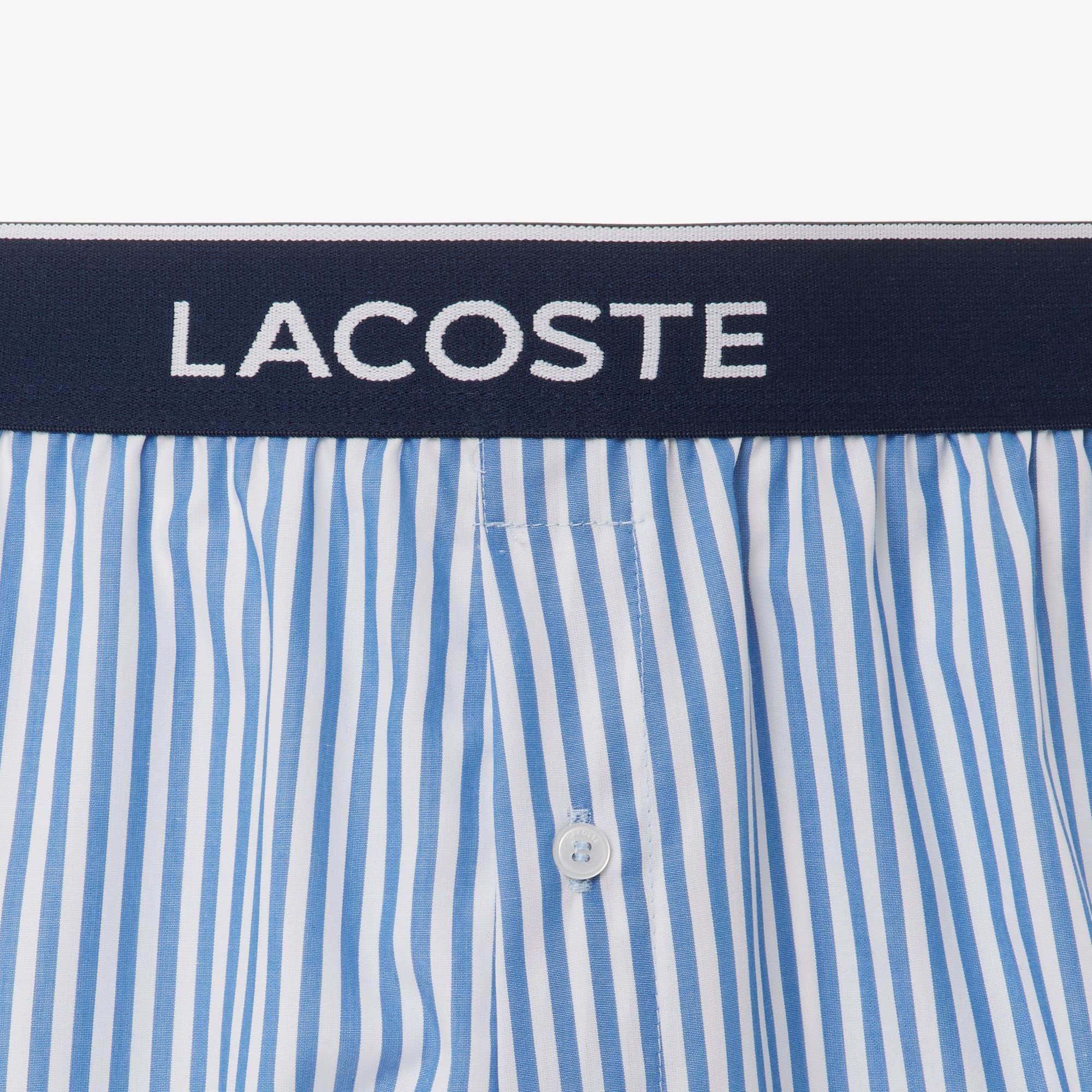 Men's 3-Pack Cotton Poplin Boxers by LACOSTE