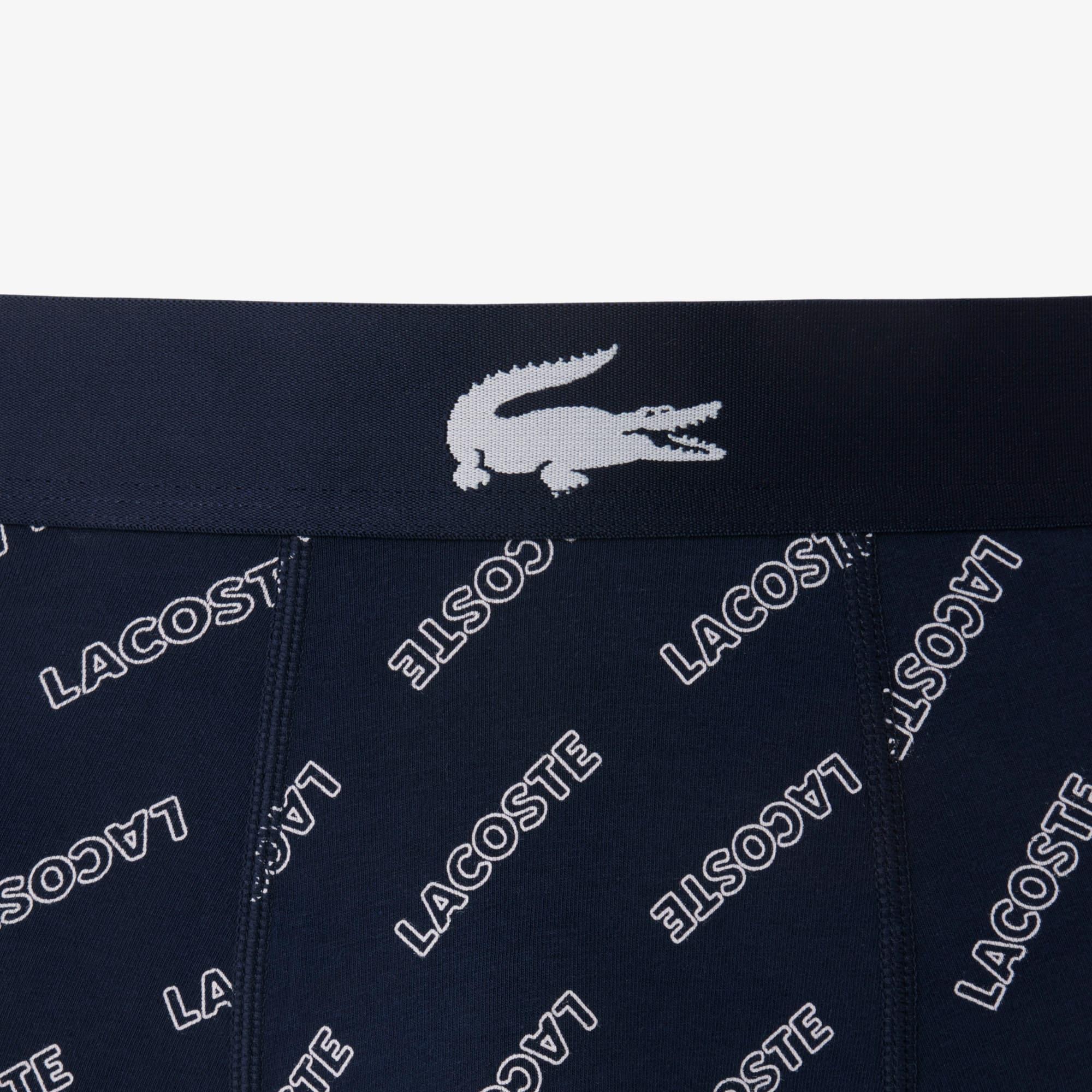 Men's 3-Pack Crocodile Waist Boxer Briefs by LACOSTE