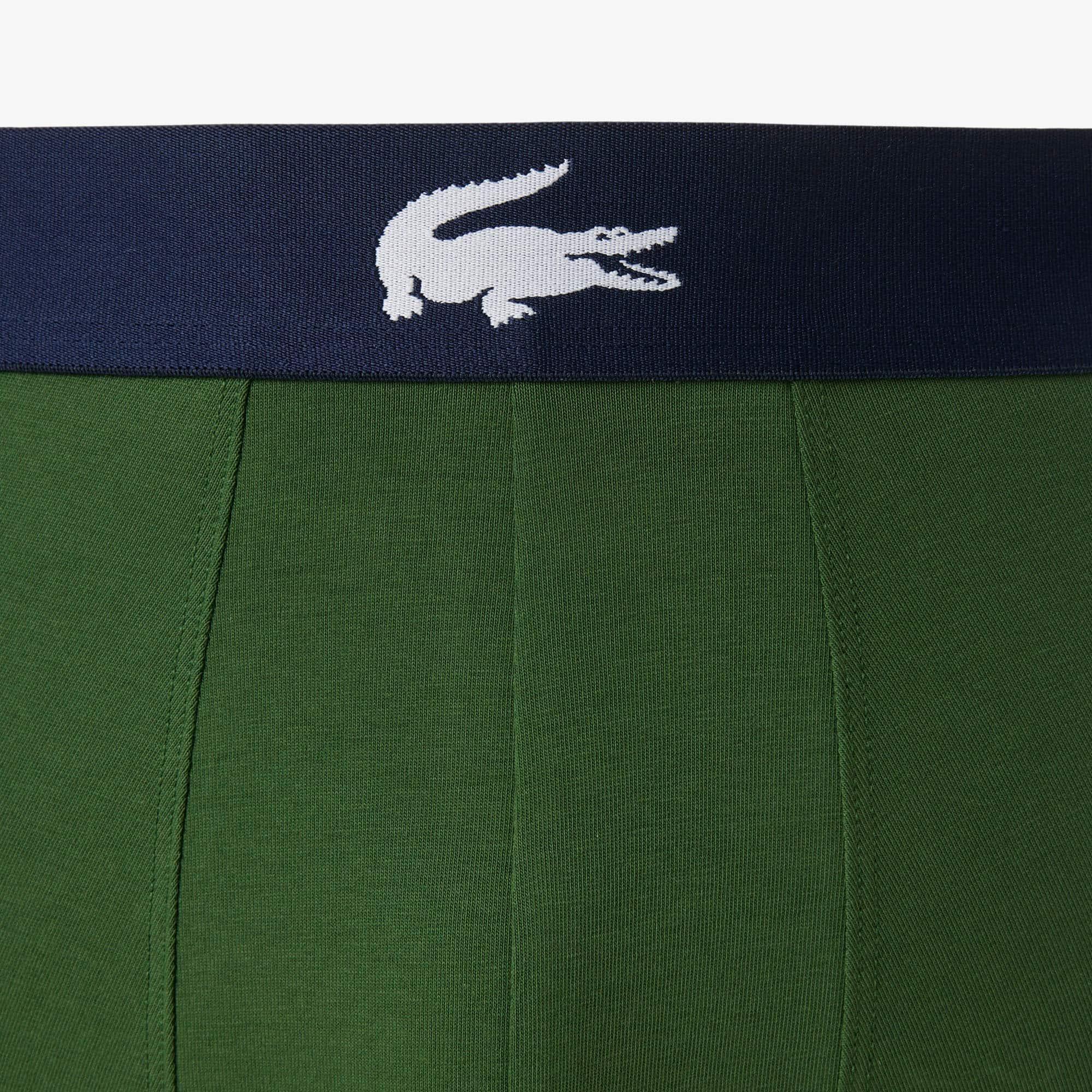 Men's 3-Pack Crocodile Waist Boxer Briefs by LACOSTE
