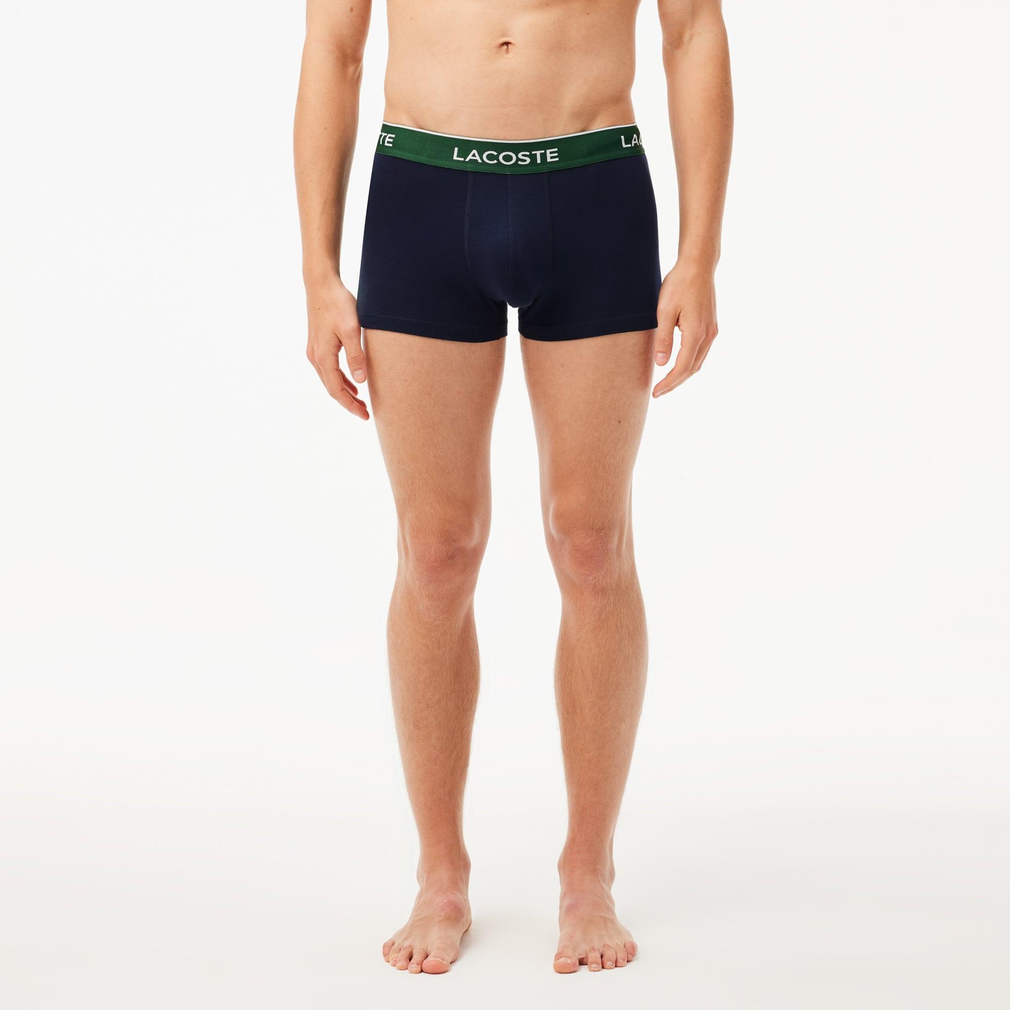 Men's 3-Pack Logo Waist Boxer Briefs by LACOSTE
