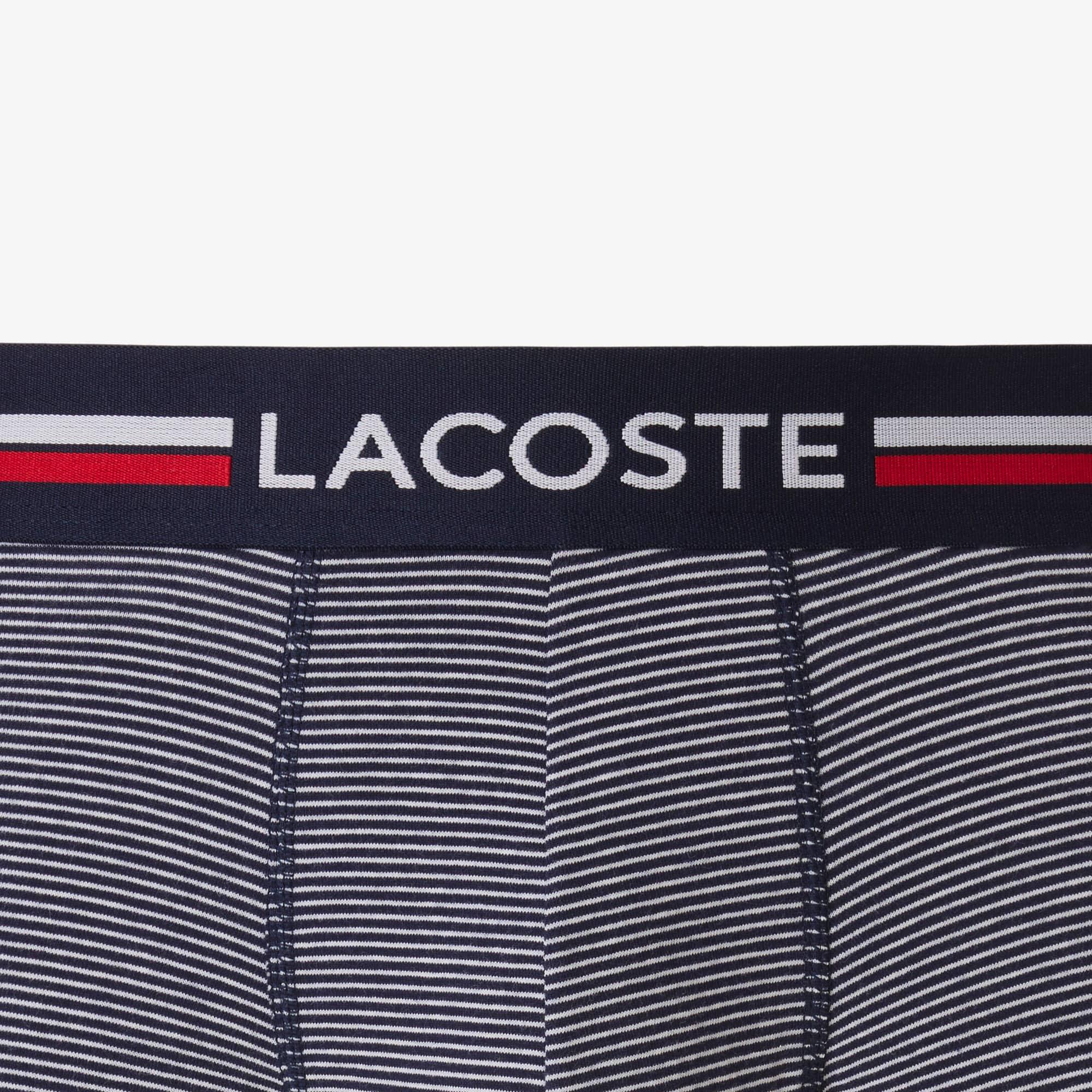 Men's 3-Pack Microfiber Trunks by LACOSTE
