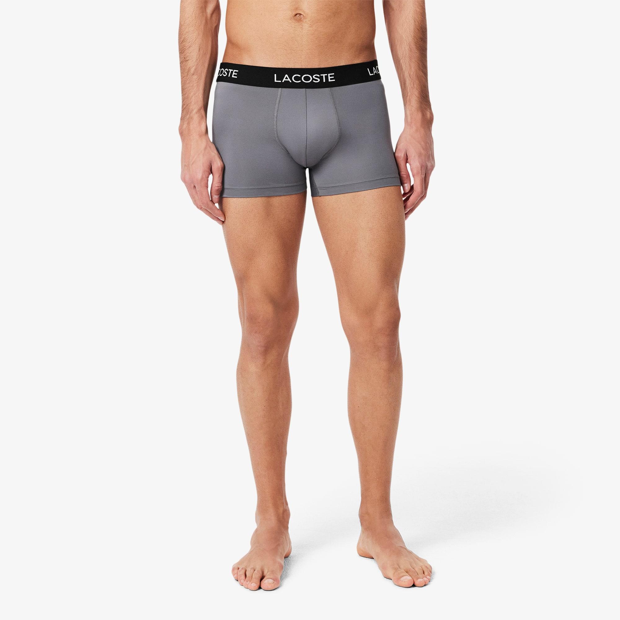 Men's 3-Pack Microfiber Trunks by LACOSTE