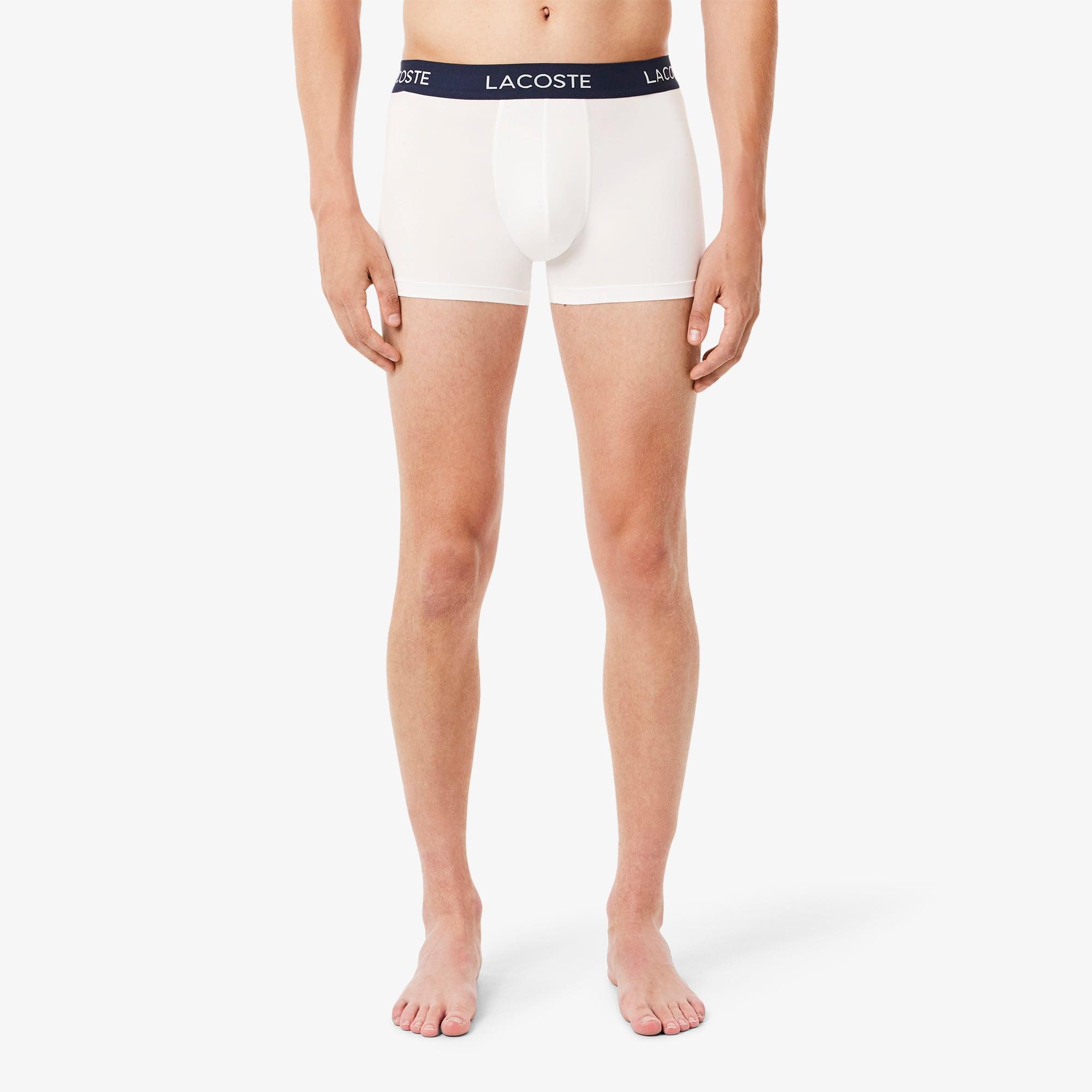 Men's 3-Pack Microfiber Trunks by LACOSTE