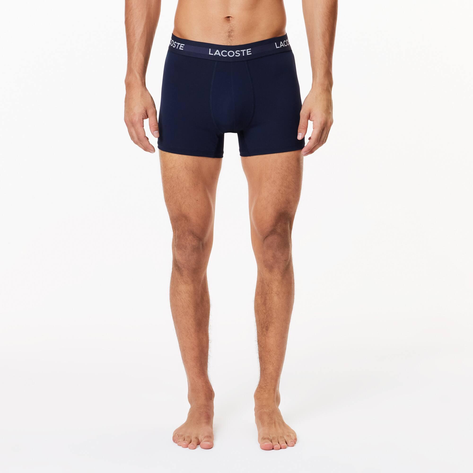 Men's 3-Pack Microfiber Trunks by LACOSTE