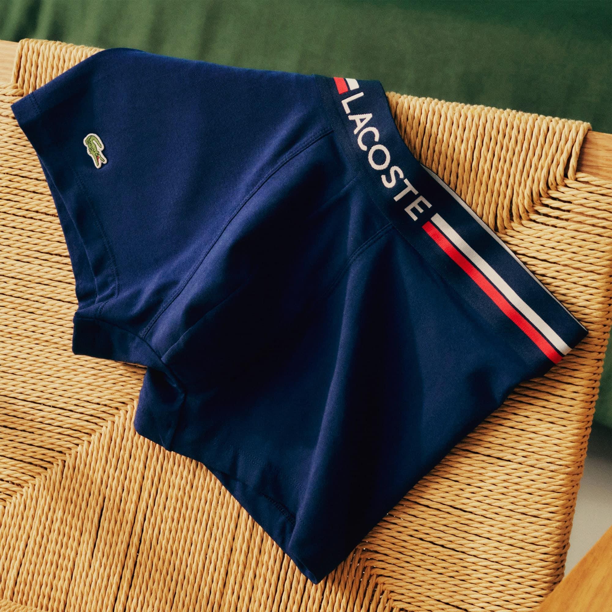 Men's 3-Pack Multicolor Waist Trunks by LACOSTE