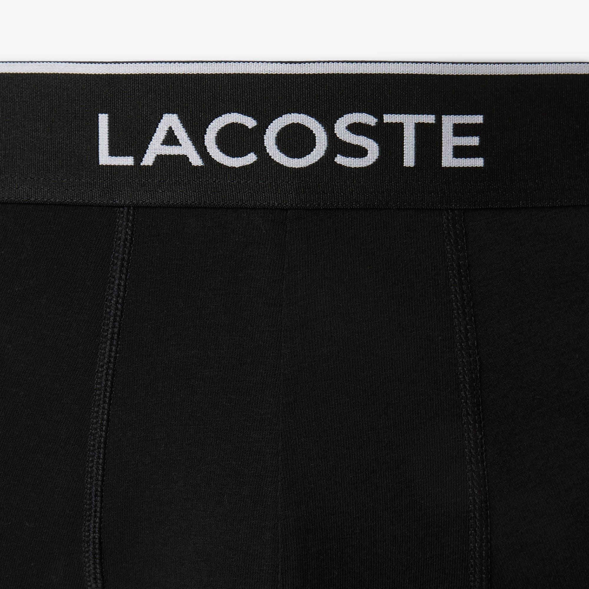 Men's 3-Pack Stretch Cotton Boxer Briefs by LACOSTE