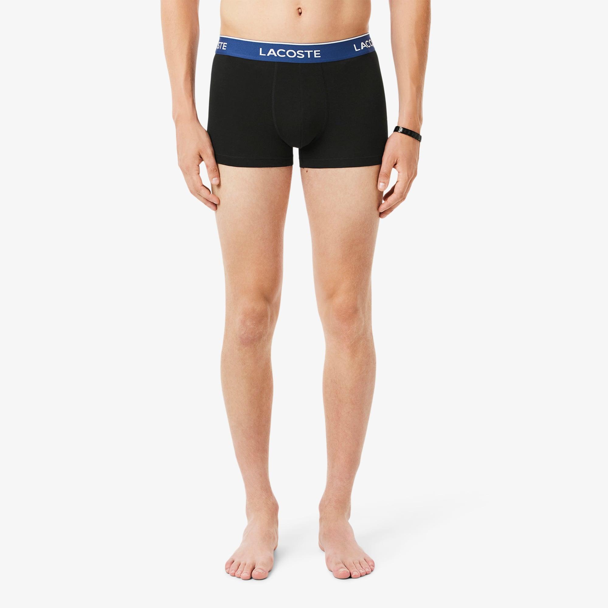 Men's 3-Pack Stretch Cotton Trunks by LACOSTE