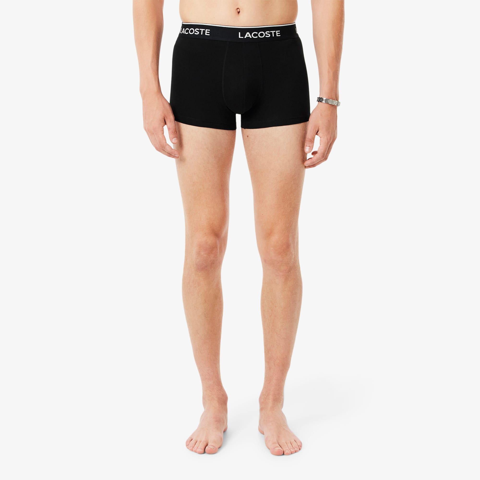 Men's 3-Pack Stretch Cotton Trunks by LACOSTE